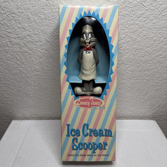 Looney Tunes Soda Pop Ice Cream Spoons & Scooper Warner Bros Studios 94 NEW RARE - Picture 5 of 7